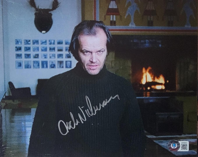 Jack Nicholson Authentic Signed 8x10 Photo W/ Beckett BAS COA The Shining
