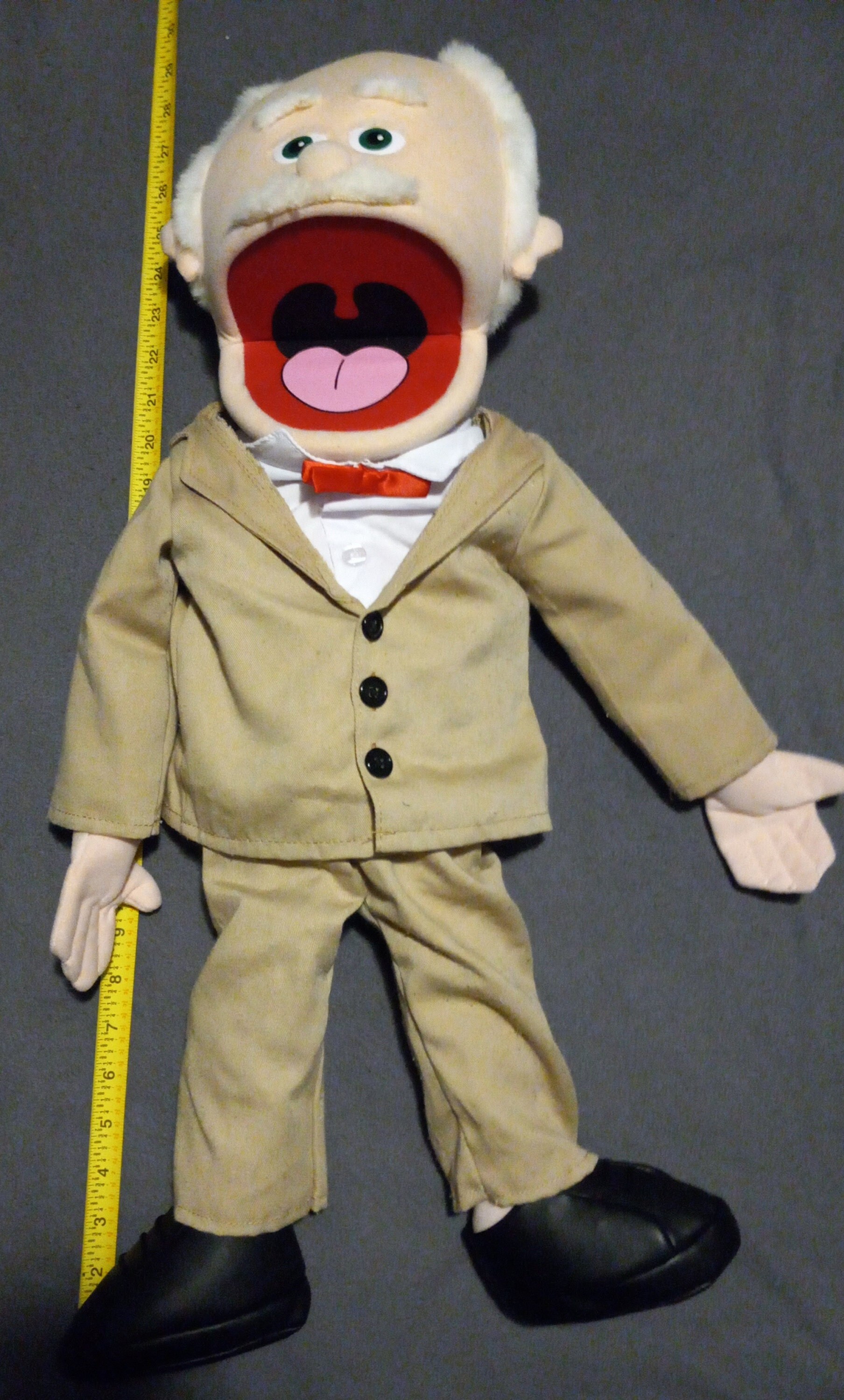 Vintage Full Size Silly Puppets Grandpa Ventriloquist Hand Puppet