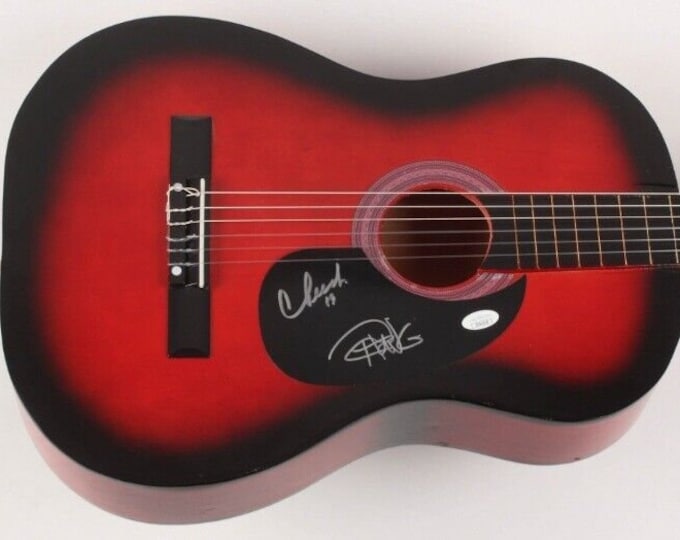 Cheech & Chong Authentic Signed 38" Acoustic Guitar W/ JSA COA - 420