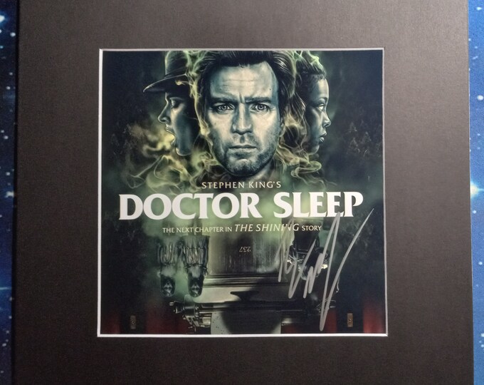 Ewan McGregor 8x8 Authentic Signed Photo With A Frame Ready 12x12 Matted Display + Lighthouse COA - In Person