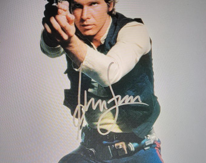 Harrison Ford Authentic Signed 8x10 Photo W/ Beckett BAS COA Indiana Jones Star Wars Han Solo