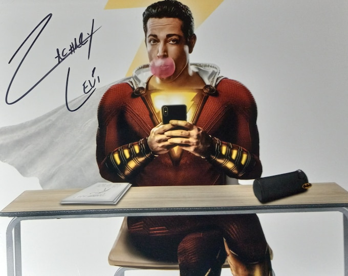 Zachary Levi Authentic Signed 8x10 Photo W/ COA - Shazam!