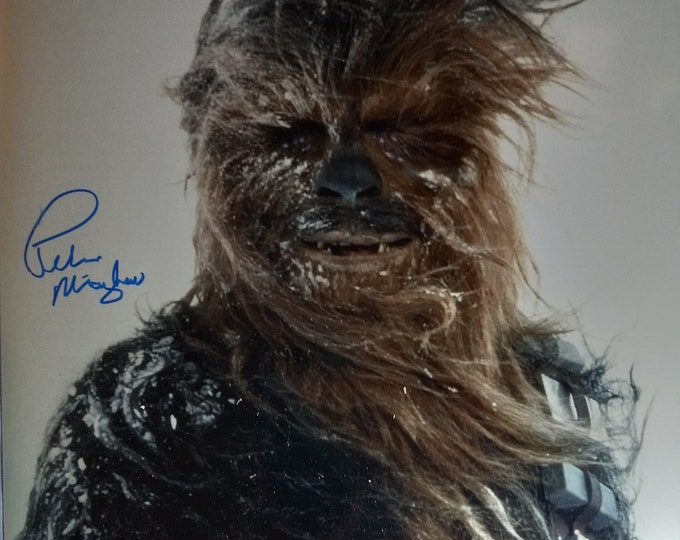 Peter Mayhew 16x20 Authentic Signed Photo W/ Beckett Authentication - Star Wars - Chewbacca