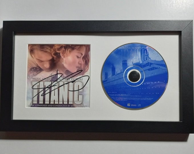 James Cameron Authentic Custom Framed & Signed CD Display With 3rd Party Authentication - Looks Amazing In Person