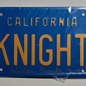 Knight Rider Rear Tag Knight Rider License Plate - Etsy