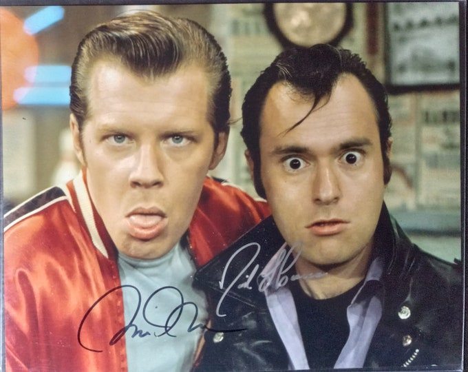 Michael McKean & David L Lander Authentic Dual Signed 8x10 Photo W/ Lighthouse COA
