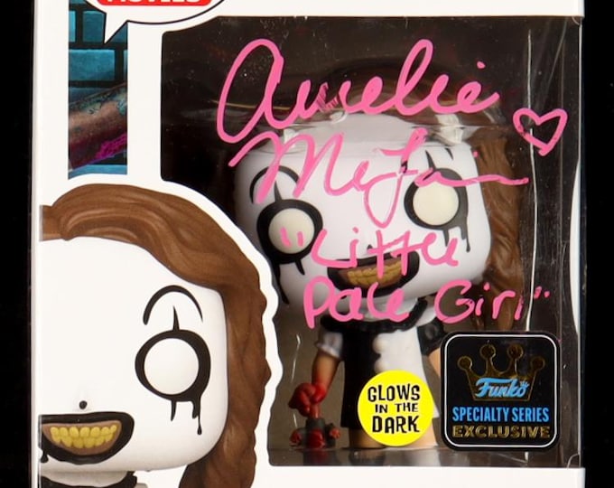 Amelie McLain Authentic Signed Funko PoP W/ Beckett BAS COA Terrifier Pale Girl