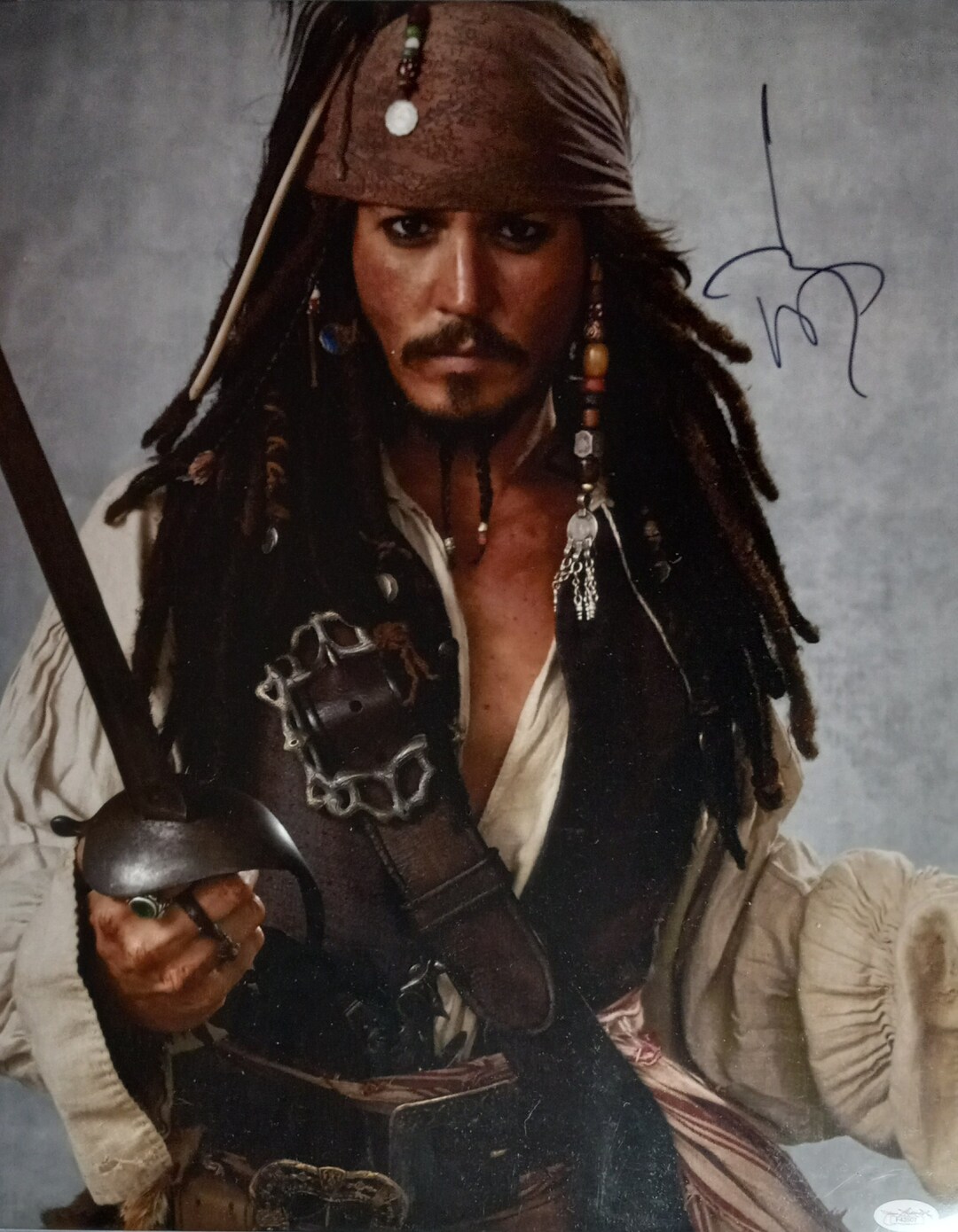Johnny Depp 16x20 Authentic Signed Photo W/ JSA COA Pirates - Etsy