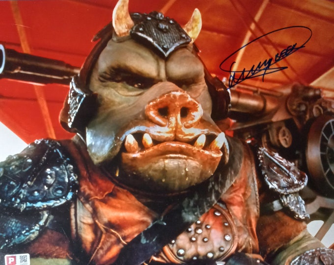 Dicky Beer Authentic Signed 11x14 Photo W/ Pristine COA Authentication - Star Wars