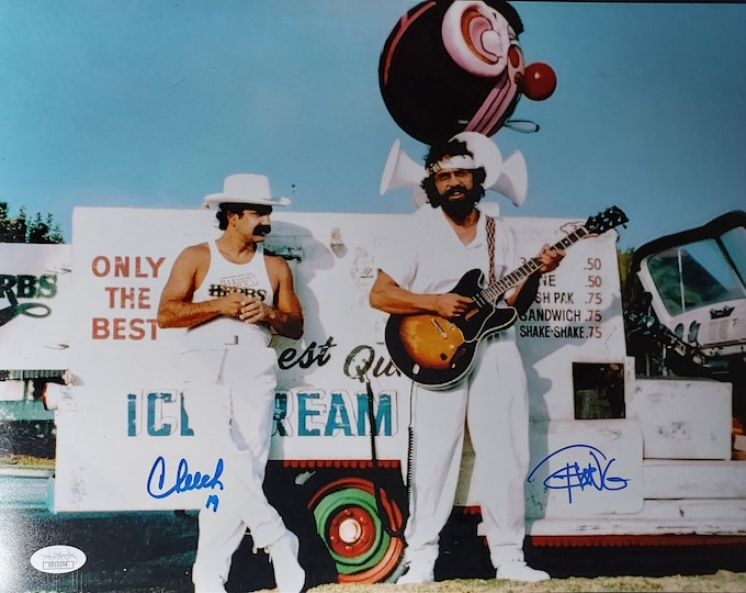 Cheech & Chong 11x14 Authentic Dual Signed Photo W/ JSA COA