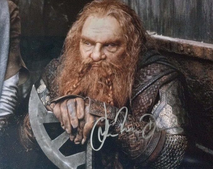 John Rhys Davies Authentic Signed 8x10 Photo W/ 3rd Party Authentication - Lord Of The Rings