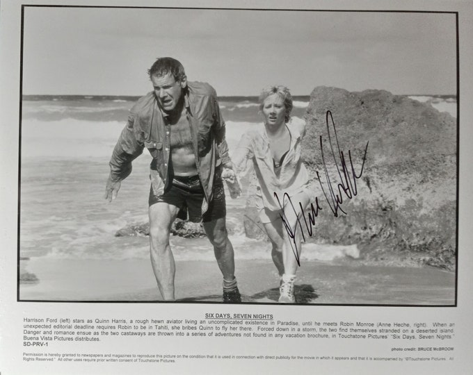 Anne Heche Authentic signed 8x10 Photo W/ 3rd Party Authentication - Six Days, Seven Nights