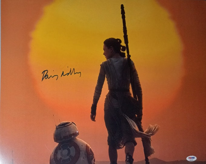 Daisy Ridley 16x20 Authentic Signed Photo W/ PSA COA - Rey - Star Wars