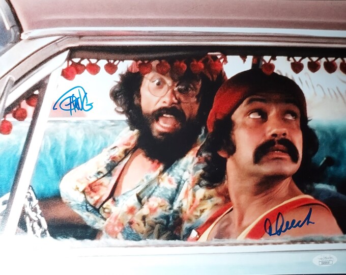 Cheech & Chong 11x14 Authentic Dual Signed W/ JSA COA