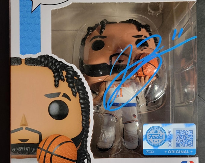 Jalen Brunson Authentic Signed Funko PoP! #232 W/ PSA COA Authentication - NY Knicks #11 nba mvp