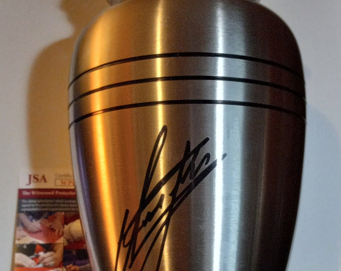 The Undertaker Urn WWE Authentic Signed Real Urn W/ JSA COA - The Deadman - HoF