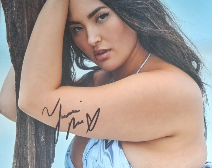 Yumi Nu Authentic Signed 8x10 Photo W/ A1COA - SI Model