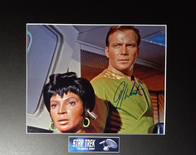 William Shatner Authentic Signed 8x10 Photo With Custom 11x14 Frame Ready Display W/ 3rd Party Authentication - Star Trek - Captain Kirk