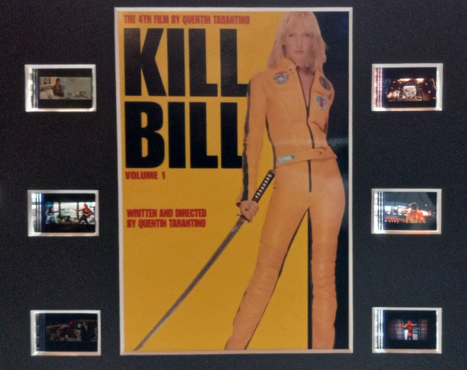 Kill Bill 8x10 Original Frame Ready Film Cell Display W/ COA