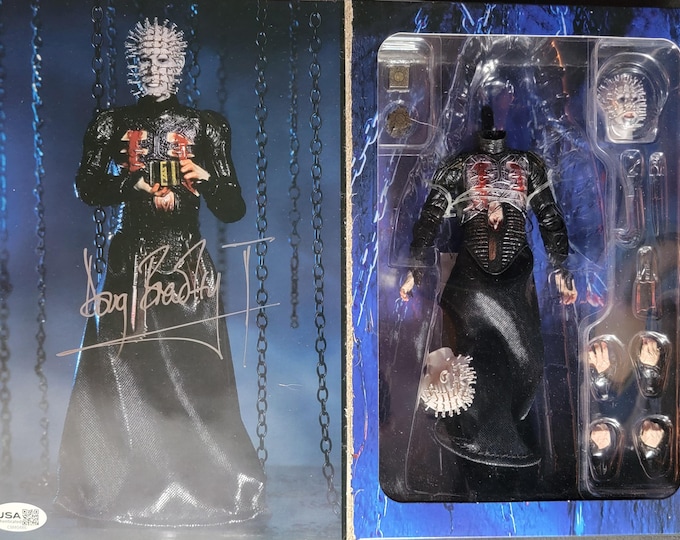 Doug Bradley Authentic Signed NECA Hellraiser Ultimate Pinhead Figure W/ JSA COA