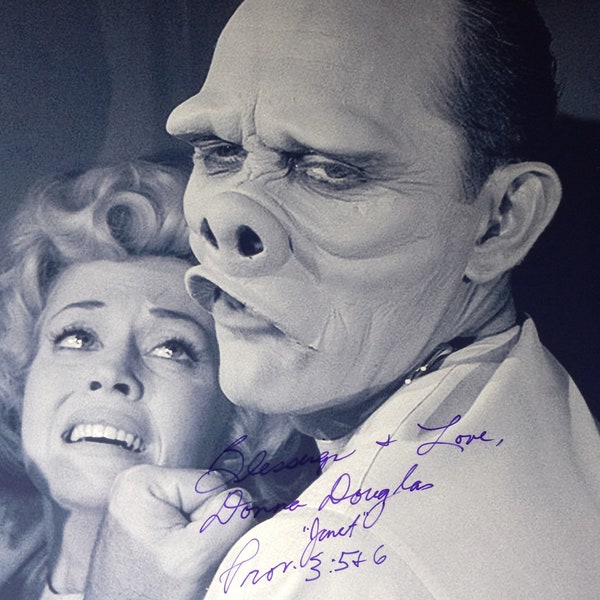 Donna Douglas 8.5 x 11 Authentic Signed Vintage Photo W/ 3rd party Authentication - The Twilight Zone - (Before Beverly Hillbillies)