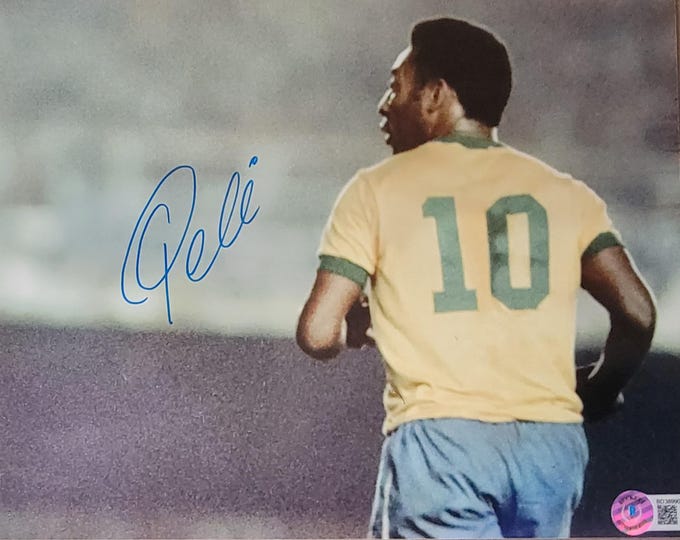 Pele' Authentic Signed 8x10 Photo W/ Beckett BAS COA - Soccer Icon