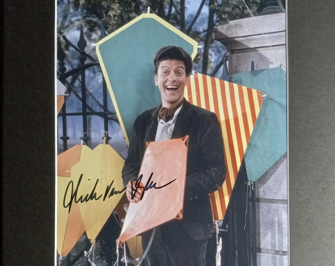 Dick Van Dyke Authentic Signed 8x10 Photo With Custom Frame Ready 11x14 Matting Display & COA - Mary Poppins