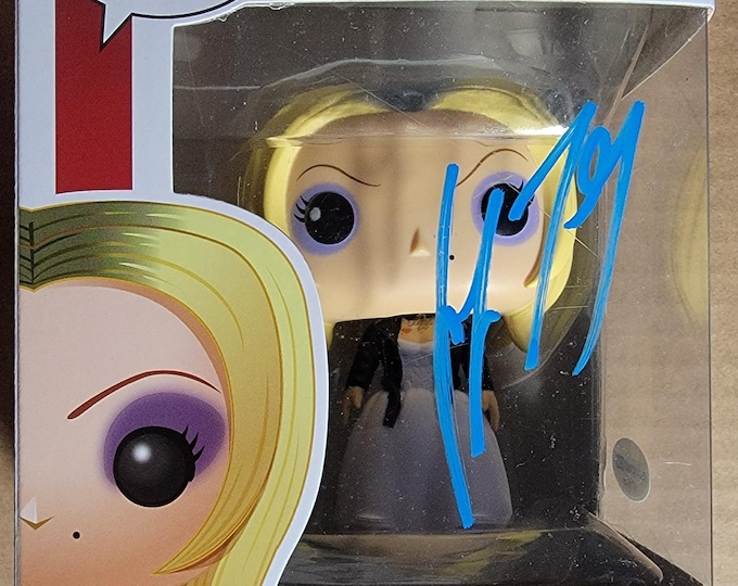 Jennifer Tilly Authentic Signed Funko Pop W/ ACOA Bride Of Chucky #468 Tiffany