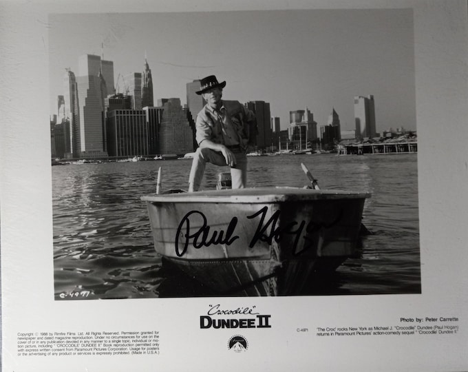 Paul Hogan Authentic Signed 8x10 Photo W/ A1COA - Crocodile Dundee II