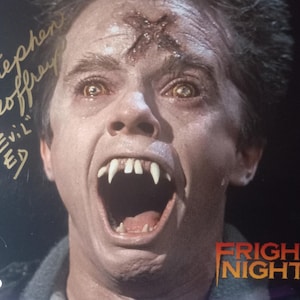 Stephen Geoffreys Authentic Signed 8x10 Photo W/ 3rd Party Authentication - Inscribed &quot;Evil Ed&quot; - Fright Night