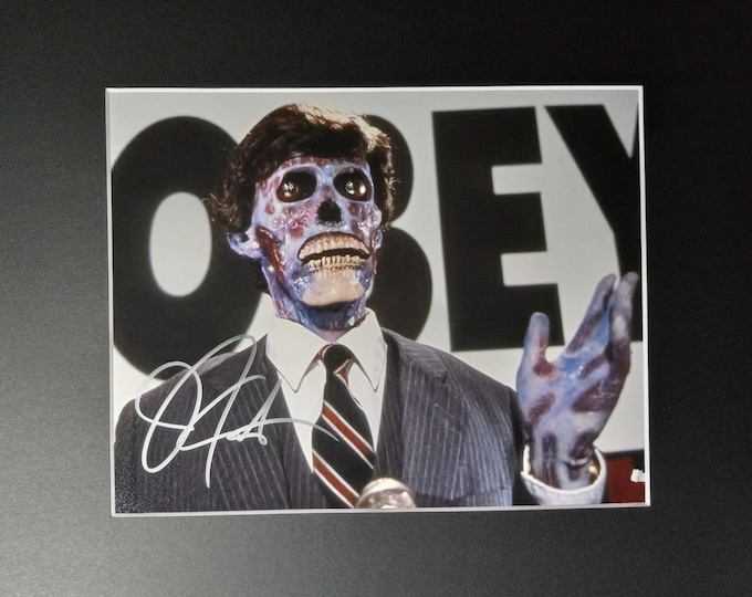 John Carpenter Authentic Signed 8x10 Photo In A Frame Ready 11x14 Matting Display W/ 3rd Party COA Authentication - They Live