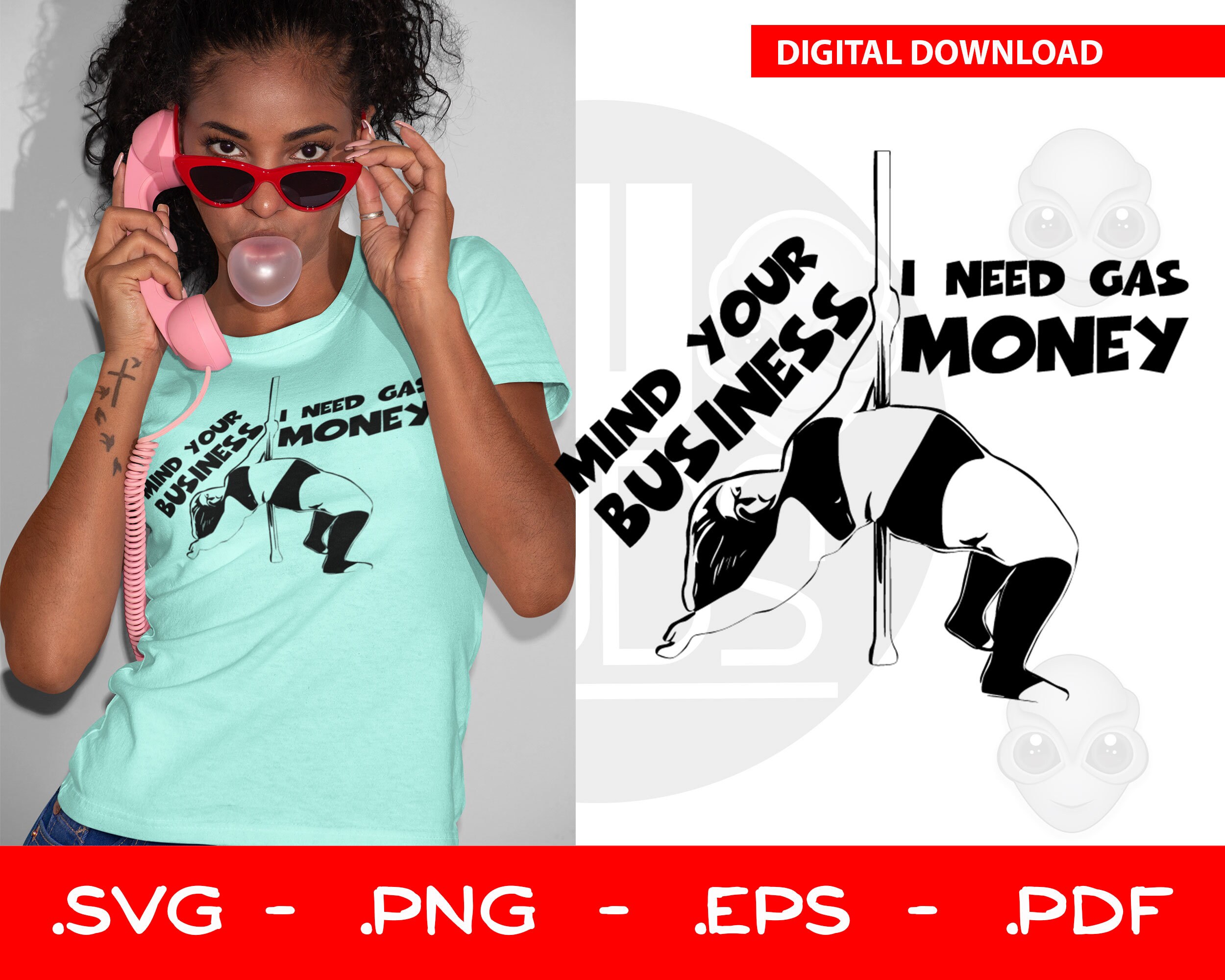 Funny Pole Dancer Svg Fat Guy Pole Dancer Will Dance for Etsy Australia