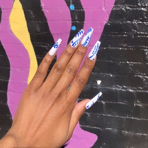 Azul Press On Nails
