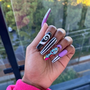 Jack Skellington Press On Nails