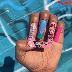 PowerPuff Girls Press On Nails