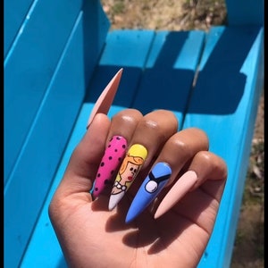 The Flintstones Press On Nails