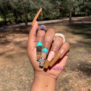 The Boondocks Press On Nails