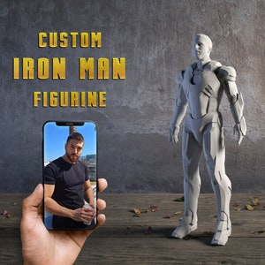 3D Superhero Figurine -  Custom 3D Figure -  3D Superhero Gifts -  Get Your Own Superhero Figure From Your Photo