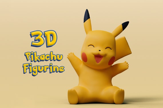 3D ピカチュウ フィギュア - 3D ピカチュウ - 3D フィギュア
