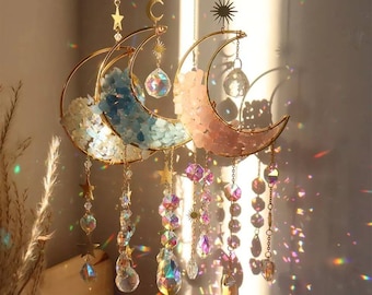 Sonnenfänger/ Kristall Sonnenfänger / Crystal Rainbow Maker / Aurora Edelstein Suncatcher / KristallPrisma / Wandbehang / Wohnkultur