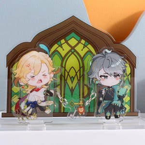 Kaveh & Alhaitham Swinging key Acrylic Stand