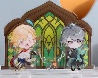 Kaveh & Alhaitham Swinging key Acrylic Stand