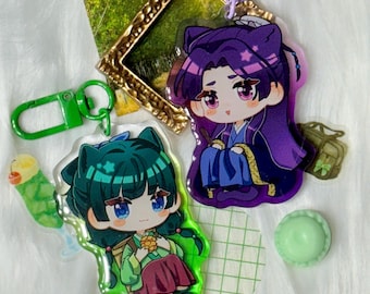 Apothcary Diaries 2.5” Charms l  Jinshi & MaoMao