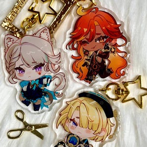 Acrylic Charms l Mavuika / Freminet / Lynette