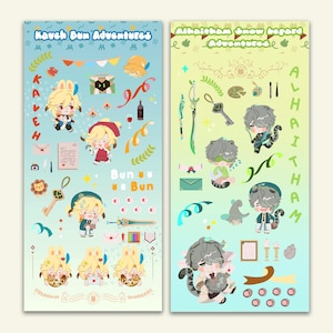 Kaveh & Alhaitham ステッカーシート