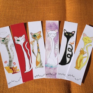 Marque-pages Chat en carton