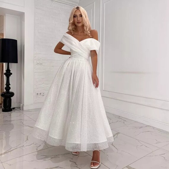 White 2024 formal dress