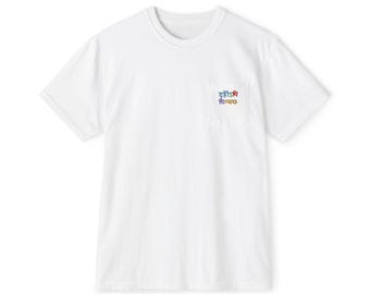 Rainbow Body Om Comfort Colors Pocket Tee