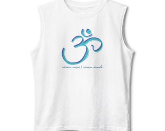 Om Symbol Brushstroke Tank | Yoga Meditation Spiritual Top