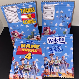 Personalized Toy Story Welch’s Fruit Snacks